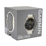 010-02496-12-Garmin 010-02496-12 Venu 2 Plus Ivory Smartwatch