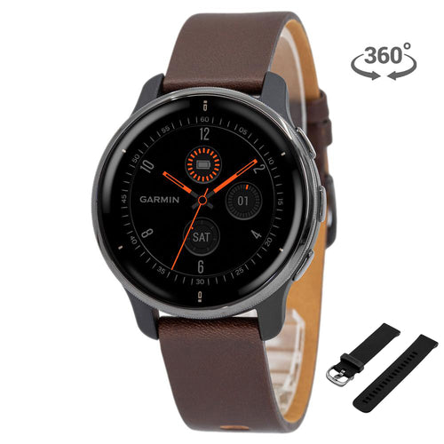Garmin 010-02496-15 Vinci Venu Plus 2 Brown – Smartwatch Corso Black