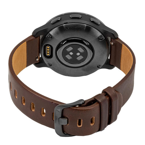 2 010-02496-15 Brown Vinci Black Garmin Venu Plus Corso Smartwatch –