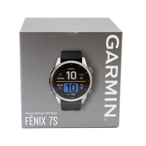 010-02539-01-Garmin 010-02539-01 Fenix 7S Silver Graphite Smartwatch