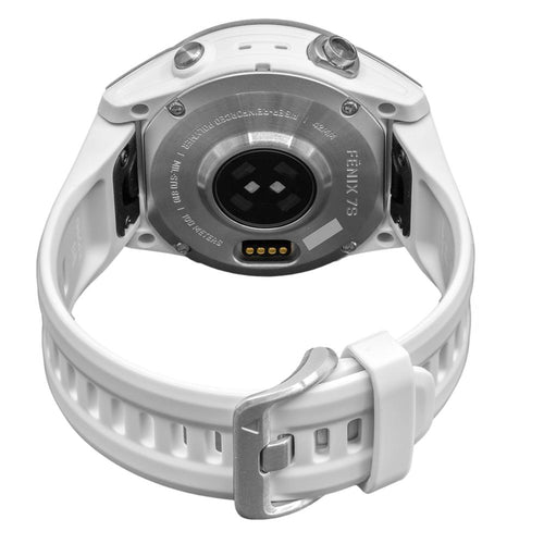 010-02539-03-Garmin 010-02539-03 Fenix 7S Silver Whitestone Smartwatch