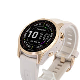 010-02539-21-Garmin 010-02539-21 Fenix 7S Cream Gold Smartwatch Solar