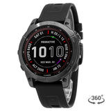 010-02540-21-Garmin 010-02540-21 Fenix 7 Carbon Grey DLC Smartwatch Solar
