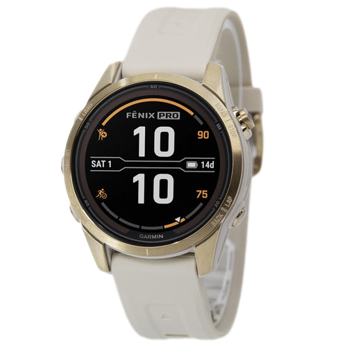 010-02776-15- Garmin 010-02776-15 Fenix 7S Pro Sand– Sapphire Solar Ed