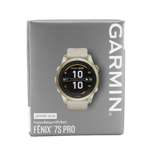 010-02776-15- Garmin 010-02776-15 Fenix 7S Pro Sand– Sapphire Solar Ed