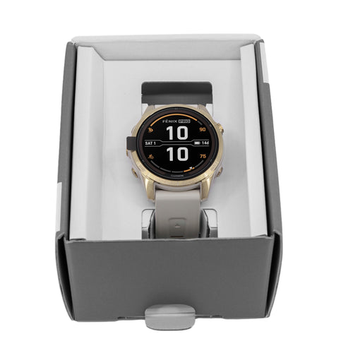 010-02776-15- Garmin 010-02776-15 Fenix 7S Pro Sand– Sapphire Solar Ed