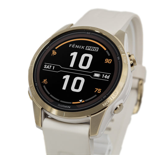 010-02776-15- Garmin 010-02776-15 Fenix 7S Pro Sand– Sapphire Solar Ed