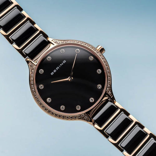 30434-746-Bering Time Donna 30434-746 Ceramic Polished Rose Gold Watch