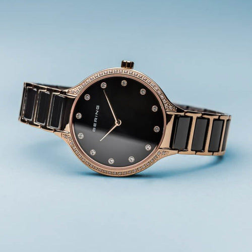 30434-746-Bering Time Donna 30434-746 Ceramic Polished Rose Gold Watch