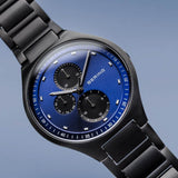 11741-727-Bering Time Uomo 11741-727 Titanium Brushed Black Watch