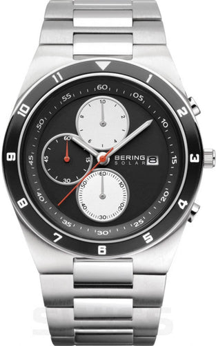 34440-702-Bering Time Uomo 34440-702 Solar Black Silver Watch