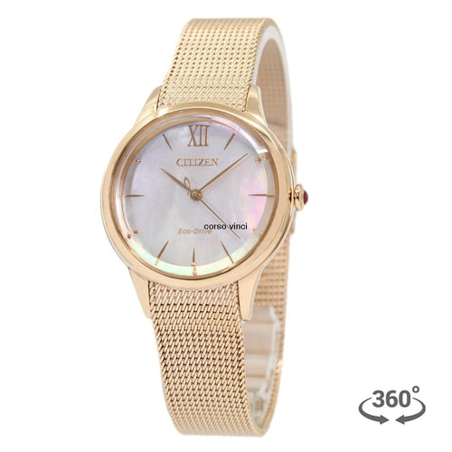 EM0813-86Y-Citizen Donna EM0813-86Y Lady Mother of Peal Eco-Drive