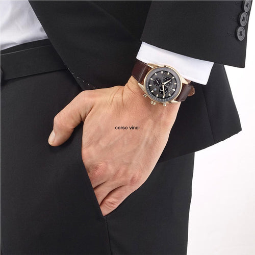 AT2393-17H-Citizen Man AT2393-17H Chrono 2390 Eco-Drive quartz watch