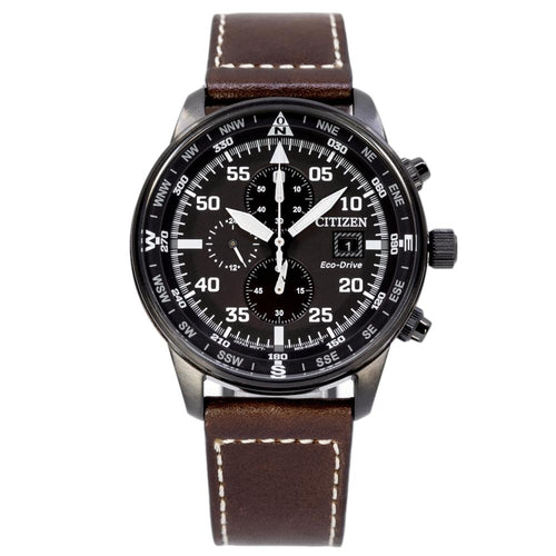 CA0695-17E-Citizen Uomo CA0695-17E Aviator Chrono Eco-Drive