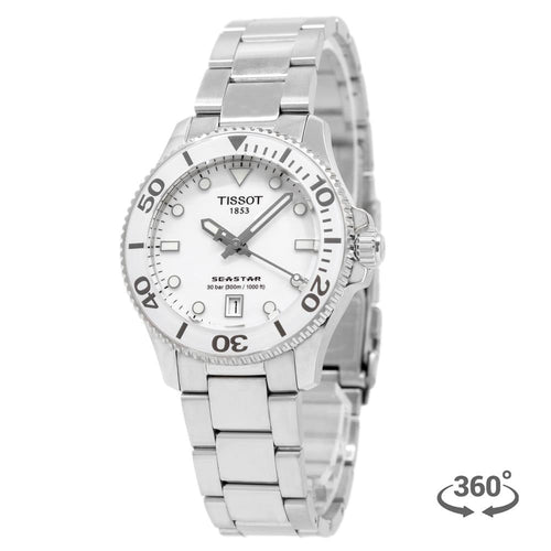 T1202101101100-Tissot Unisex T120.210.11.011.00 Seastar 1000 Quarzo