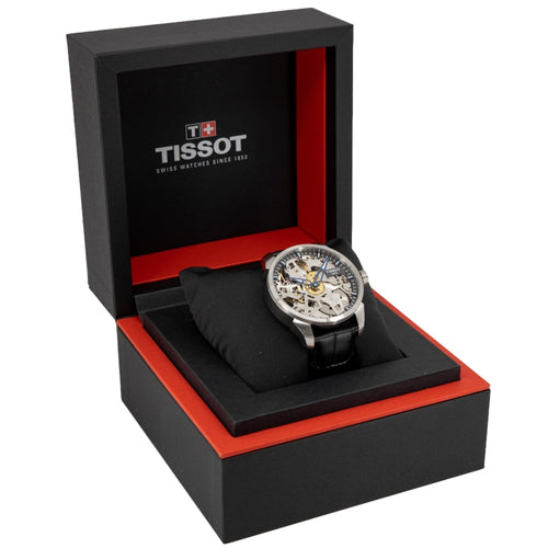 T0704051641100-Tissot Uomo  T070.405.16.411.00 Squelette Skeleton Dial 